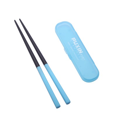 Custom Logo Plastic Portable Folding Chopsticks  For Travel