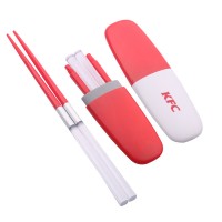 Wholesale Plastic Portable Chopsticks With Logo For Promotion